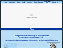 Tablet Screenshot of collingwood-water.com